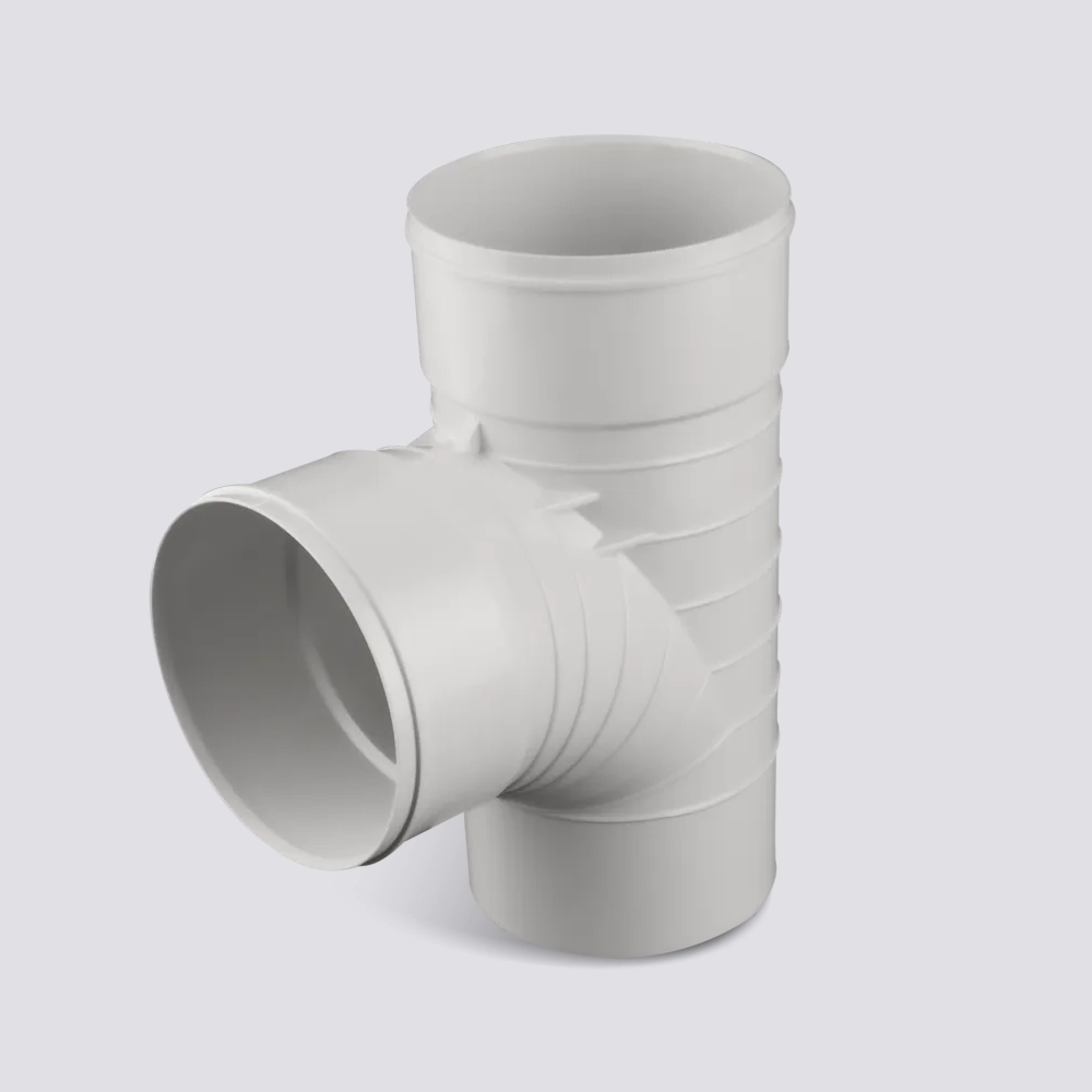 855382565 PVC-U Curved Tee 87°
